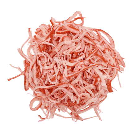 Кальмари сушені подрібнені зі смаком краба