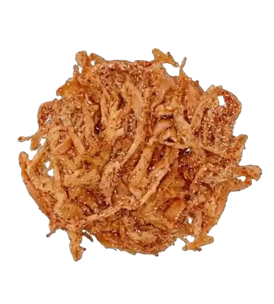 Полоски кальмара с перцем и кунжутом «По-шанхайски»